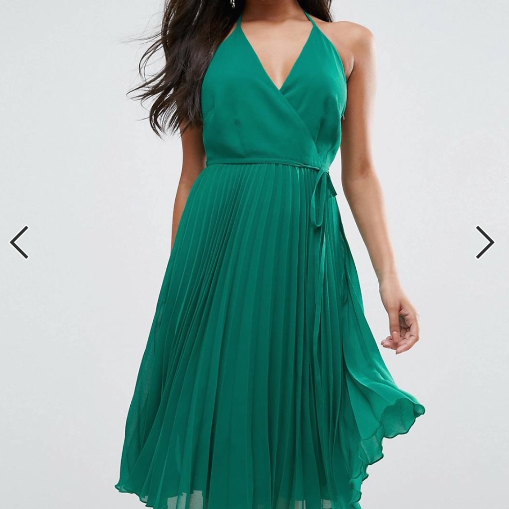 ASOS Cami Pleated Dress